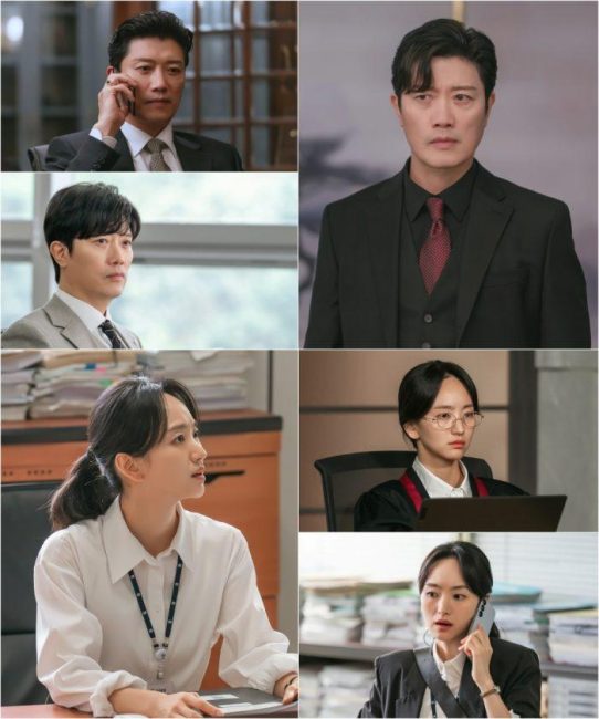 '판사 이한영' 박희순X원진아, 스틸만 봐도 압도적… "빈틈없는 카리스마"