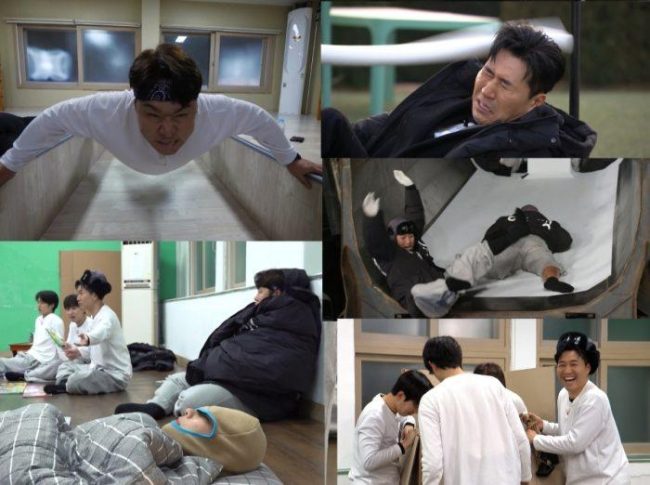 1박 2일 309회 문세윤, 식사 거부 후 ‘상의 탈의’… 김종민 “아기야”